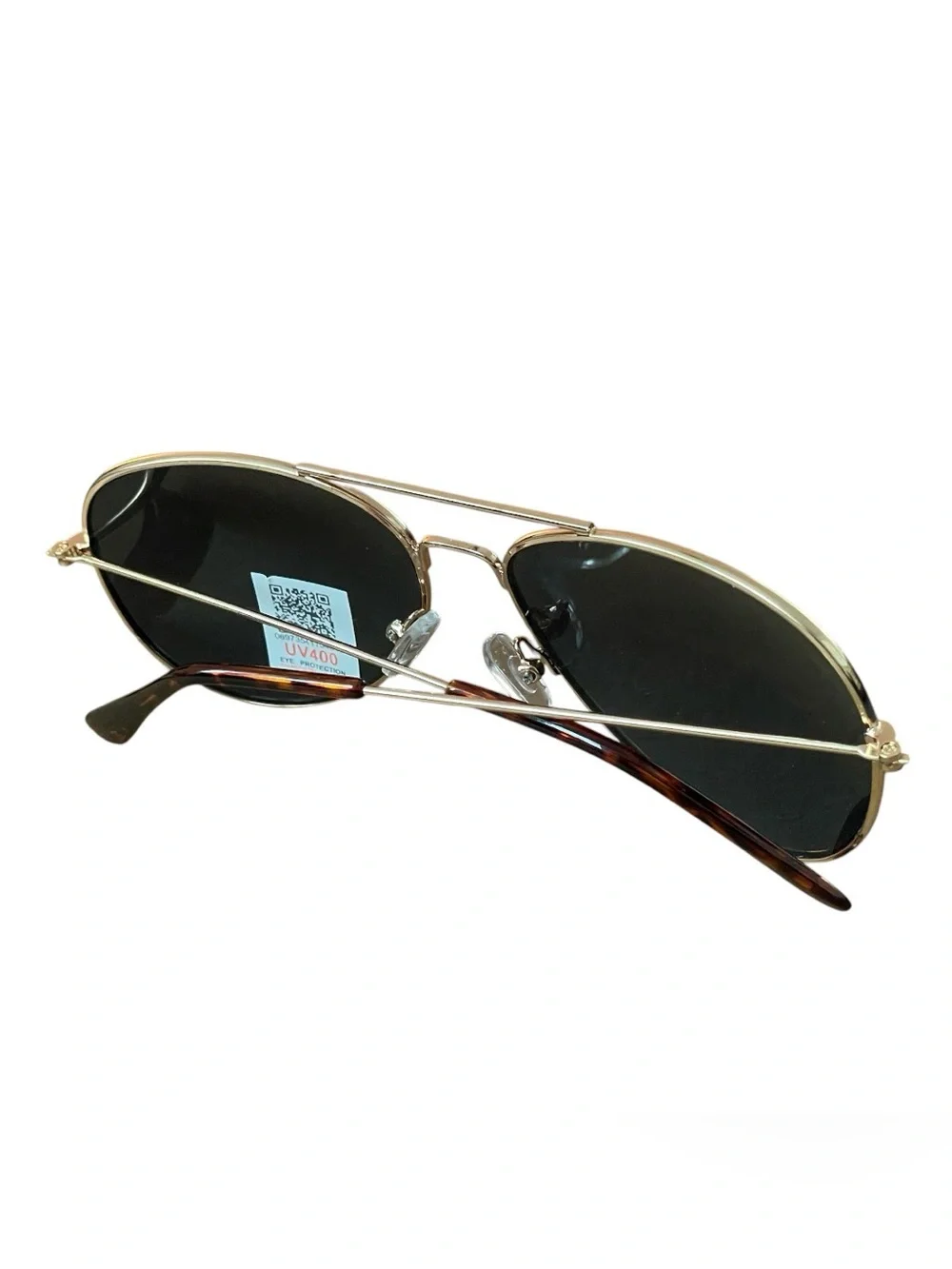 Rosehill Rooftop Aviator Police Goldrim Sunglasses Tortoise Shell UV Protection